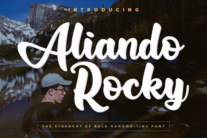 Aliando Rocky Font poster