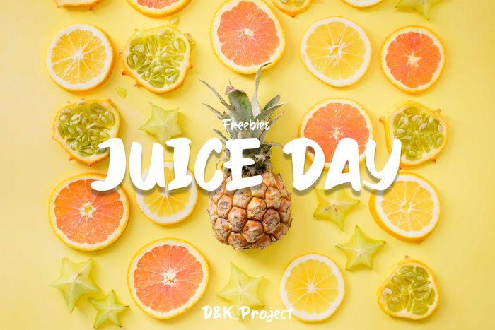 Juice Day Font poster