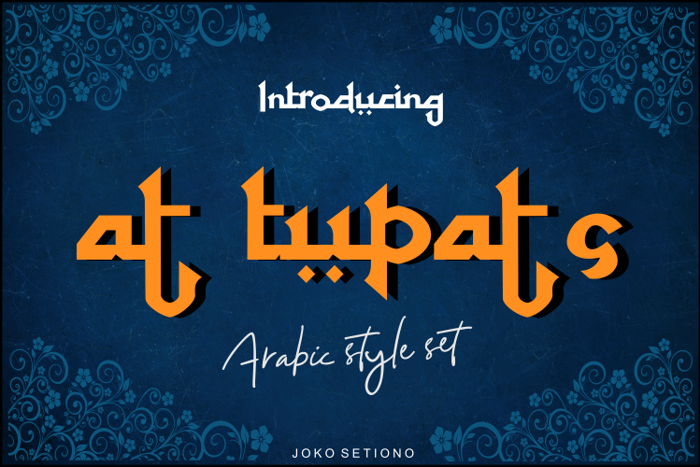 at tupats Font poster