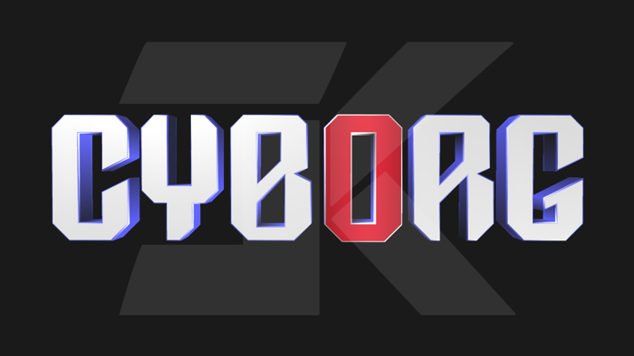 DC Cyborg Font poster