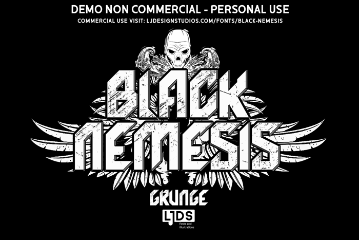Black Nemesis Font