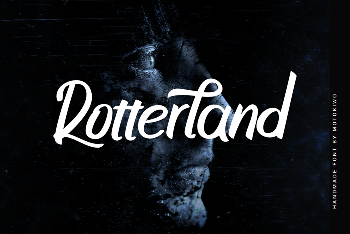 Rotterland Font poster
