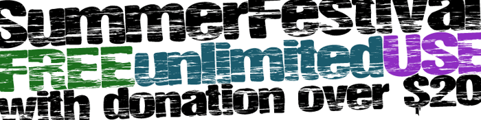 SummerFestival Font poster