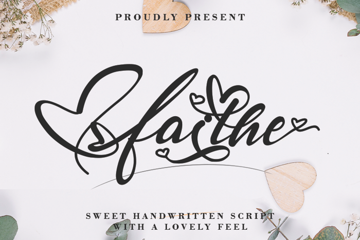 Faithe Font poster