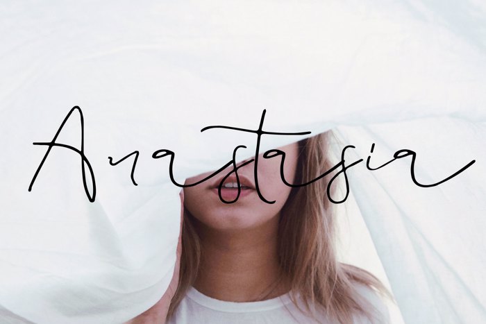anastasia Font poster