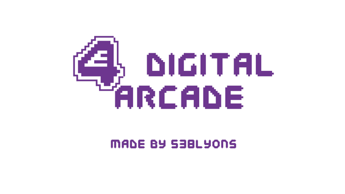 E4 Digital Arcade Font poster