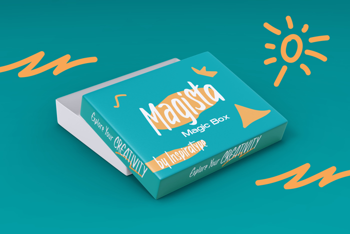 Nagista Font poster