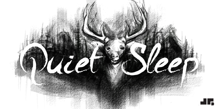 A Quiet Sleep Font poster