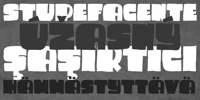 DK Sammy Boy Font poster