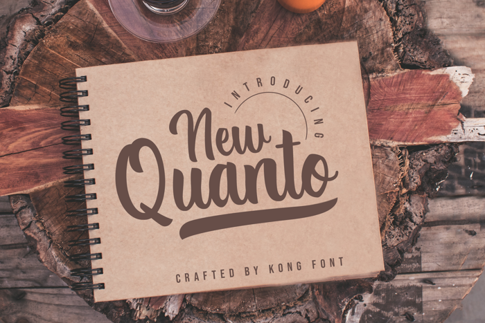 Quanto Font poster