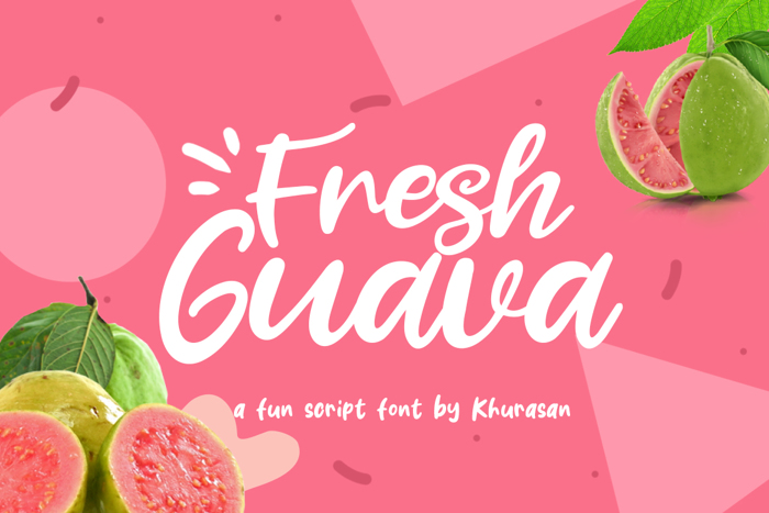 Fresh Guava Font poster
