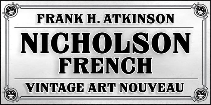 FHA Nicholson French NCV Font poster