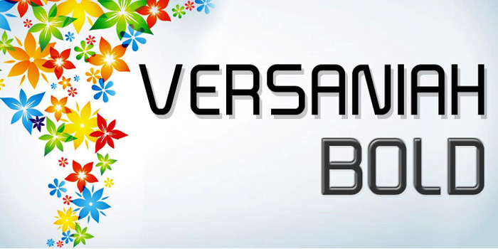 Versaniah_Bold Font poster