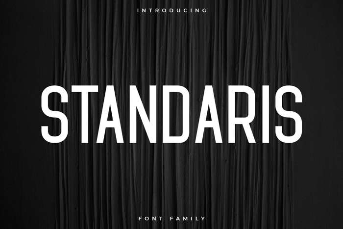 Standaris Font poster
