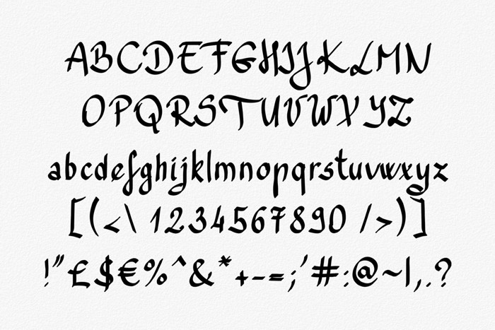 Trefay Font poster