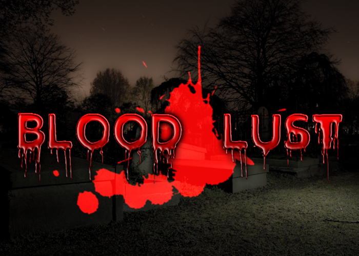 Blood Lust Font poster