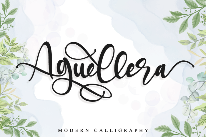 Aguellera Font poster