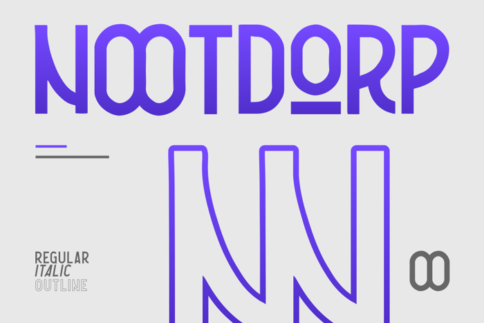 Nootdorp Font poster
