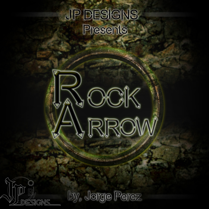Rock Arrow Font poster