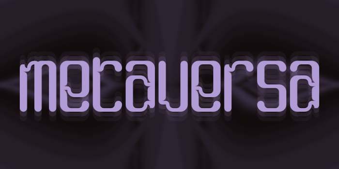 Metaversa Font poster