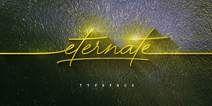 Eternate Font poster