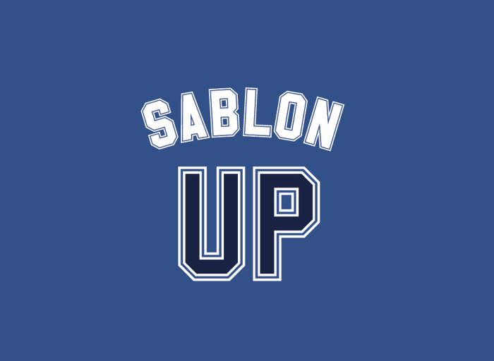 Sablon Up Font poster