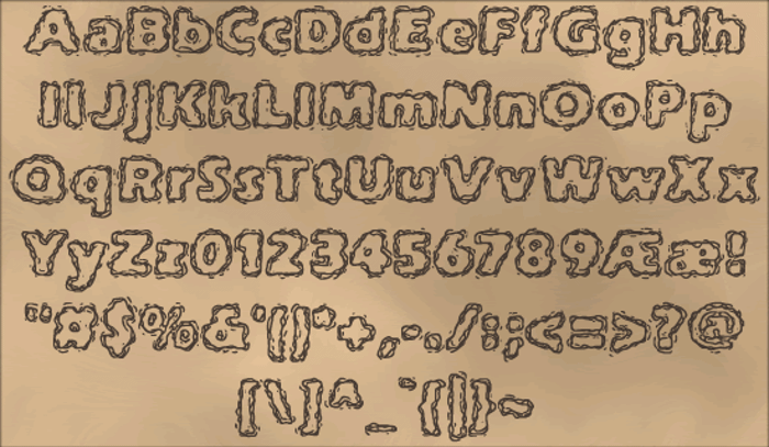 Jolt Of Caffeine BRK Font poster