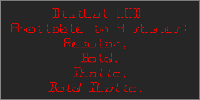 Digital-LED-Demo Font
