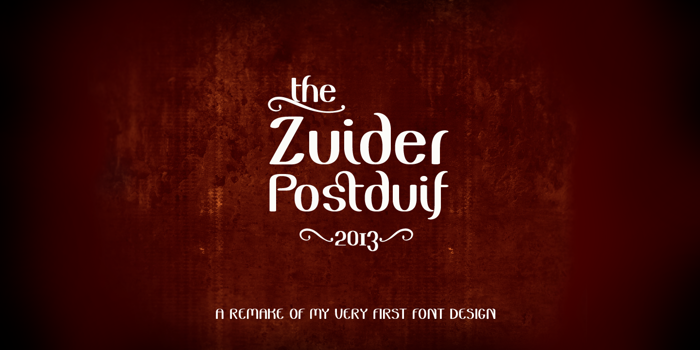 Zuider Postduif Demo Font poster