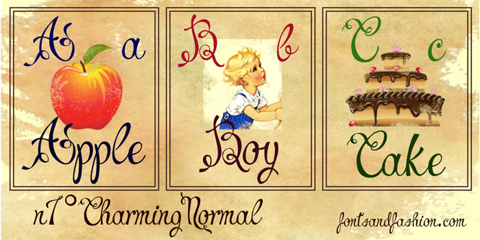Charming Normal demo Font poster
