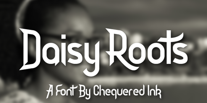 Daisy Roots Font poster