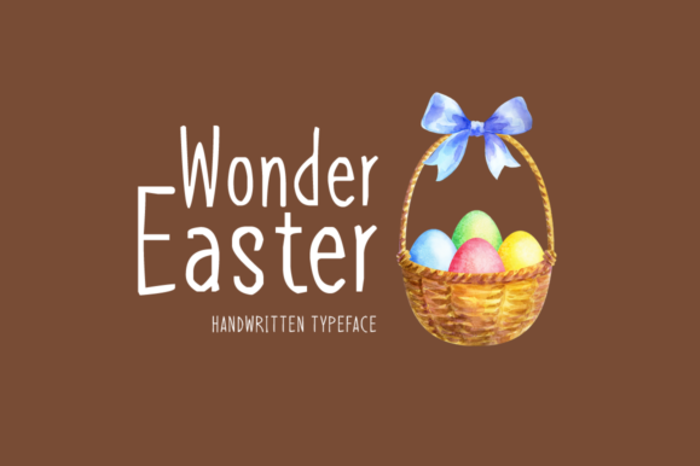 Wonder Easter Font poster