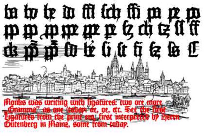 MonksWriting Font poster