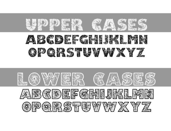 DoodLeafs Font poster
