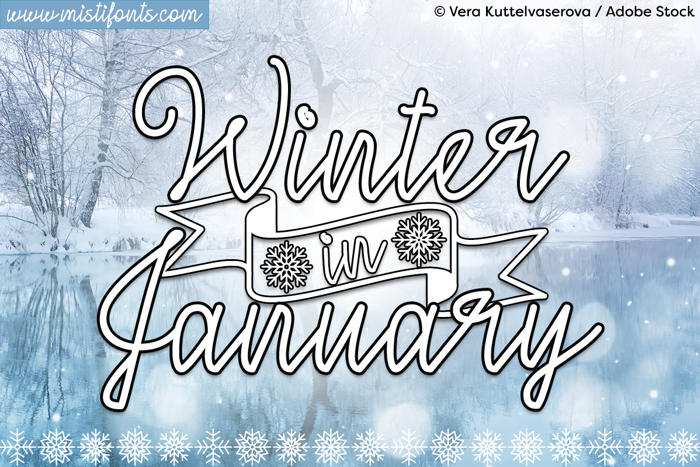 Winter in January Font