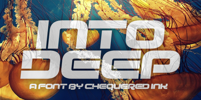 Into Deep Font poster