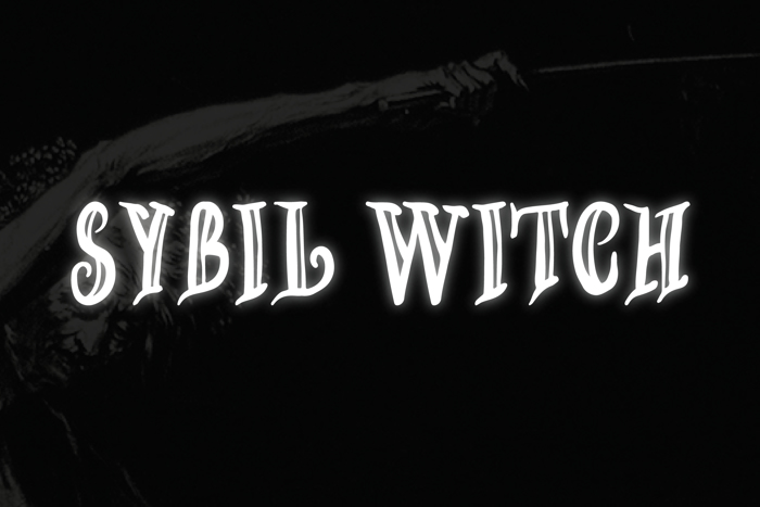 SYBIL WITCH Font poster