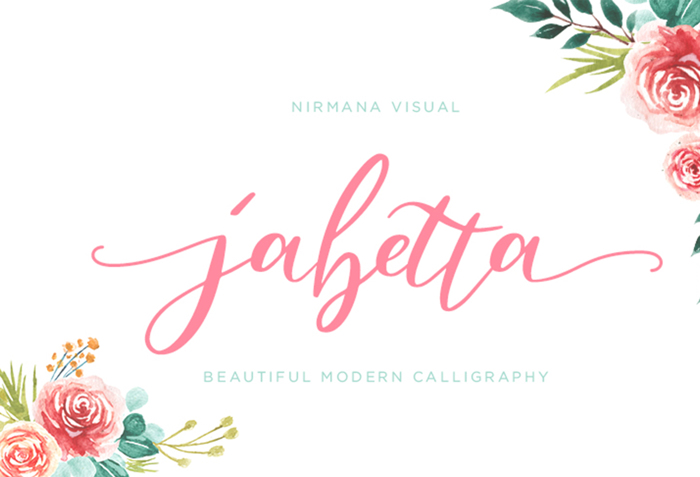 Jabetta Font poster