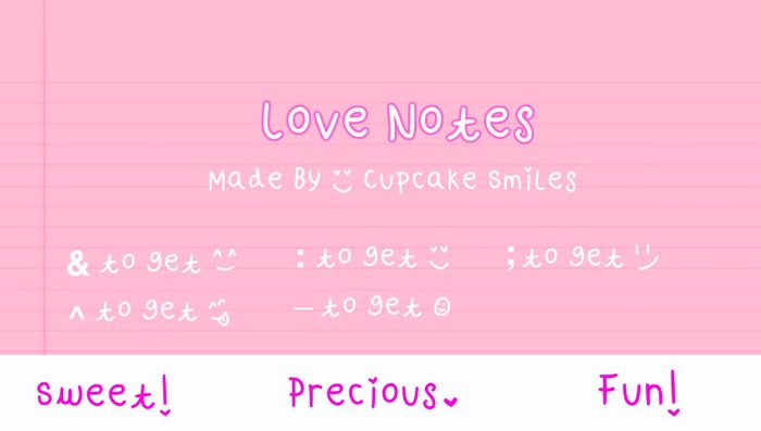 Love Notes Font poster