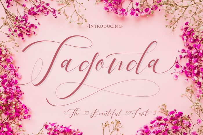 Tagonda Font poster
