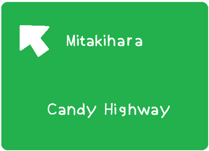 Candy Highway Font poster