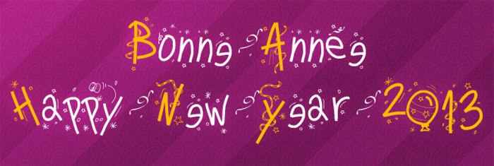 PWHappyNewYear Font poster