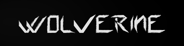 Wolverine's Pseudo Font poster