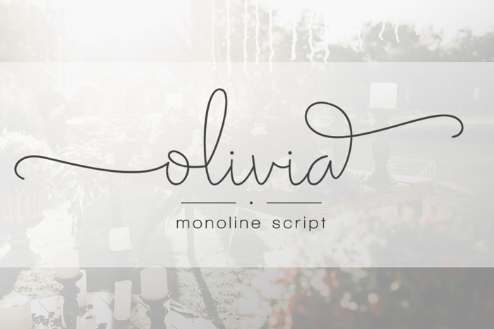 Olivia Font poster
