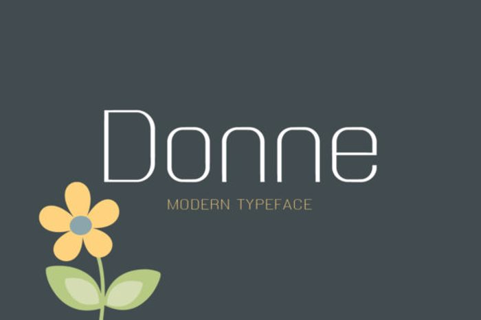 Donne Font poster