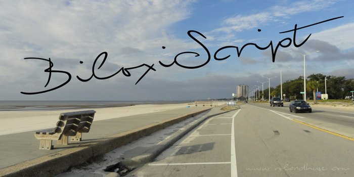 Biloxi Script Font poster