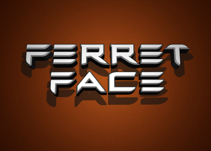Ferret Face Font poster