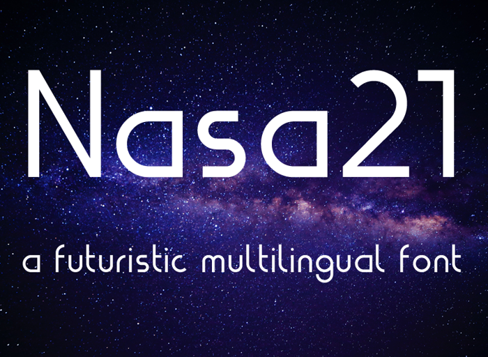 Nasa21 Font USE Mediengestaltung FontSpace
