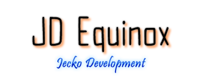 JD Equinox Font poster