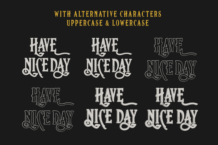Germinabunt Regular Rough DEMO Font poster